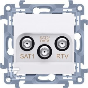 CASK2F.01/11 GNIAZDO SIMON10 BIAŁY