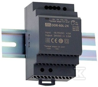 PRZETWORNICA 60W 18~75V-24V 2.5A