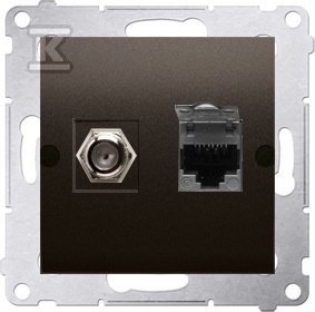 DASFRJ45.01/46 GNIAZDO SIMON54 BRĄZ MAT