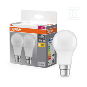 ŻAR.LED BASE CLAS 8W 827 FR B22D