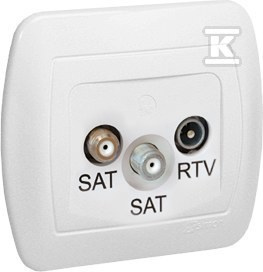 AZAR+SAT3.1-P2/11 GN. SAT/SAT.RTV BIAŁE