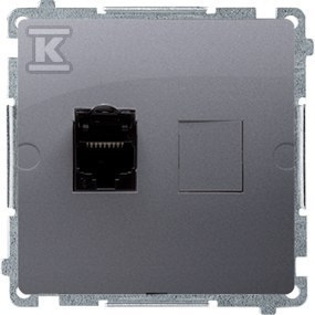 BM61E.01/43 GNIAZDO BASIC SREBRO MAT