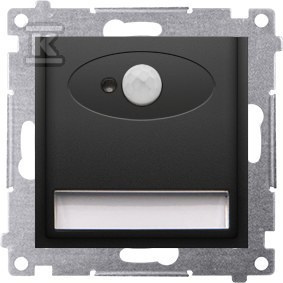 OPR.CZUJ.LED14 B.ZIMNE CZARNY SIMON54