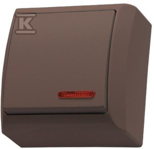 ŁĄCZ.KRZYŻ.PODŚ.N/T IP20 BRĄZ BIS