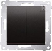 ŁĄCZ.ŚW.+RAM.IP20/44 ANTRACYT SIMON54