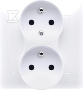 DGZ2T/11 GNIAZDO SIMON54 BIAŁY