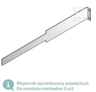 WSPORNIK BOCZNY 19" 2U 800MM