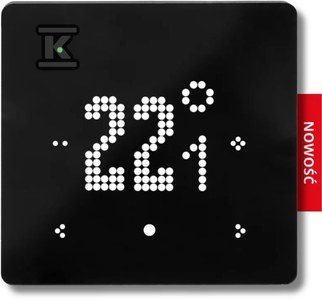 GKW-01 REG.TEMP.WIFI.CZARNY