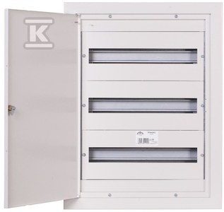 ROZDZ.RPSM 54 Z 3X18 ZAMEK, RAL 9003