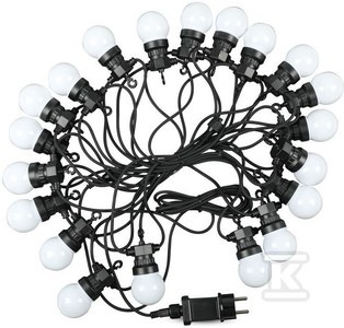 GIRLANDA LED VT-71020 20X0.5W 3000K 10M