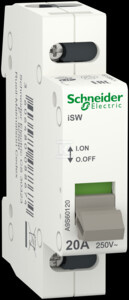 ISW 1P 20A 250VAC-ROZŁĄCZNIK IZOLACYJN