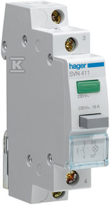 PRZYC.16A,1Z, ZIEL.L.SYG.230V AC