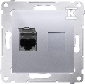 GN.KOMP.RJ45 KAT6E PRZE.SREB.MAT SIMON54
