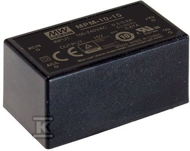 MPM-10-12 ZASILACZ MEDYCZNY 10W 12V 0.85