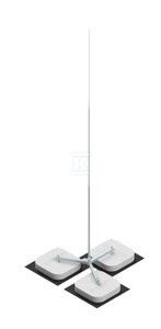 M.WOLNOST.NA MAŁYM 3-NOGU:H=3M OC/AL.