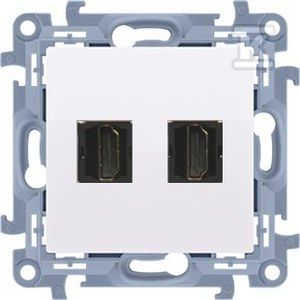 CGHDMI2.01/11 GNIAZDO SIMON10 BIAŁY