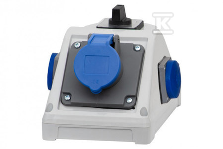 ROZ.KOMBI 16/3 2X230V 0/1(16A)