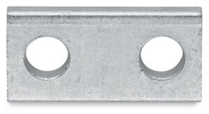 MOSTEK, 2-TOROWY, METAL., SREBRNY