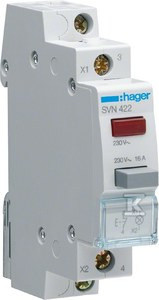 PRZYC.16A,1R, CZER.L.SYG.230V AC