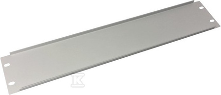 ZAŚLEPKA 19" 2U METALOWA, SZARA