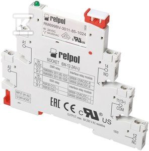 PRZEKAŹNIK INTERFEJSOWY SIR6W, 24VAC/DC