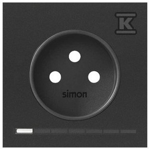 10002042-238 POKRYWA SIMON100 CZARNY MAT