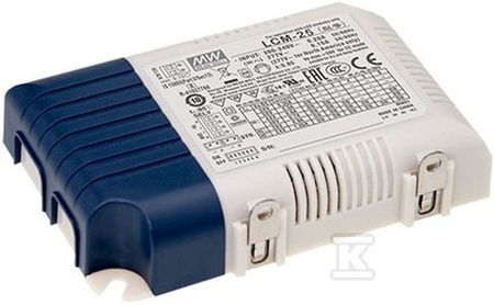LCM-25 ZASILACZ LED 25W 6~54V 0.35~1.05A