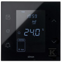 10000810-138 TERMOSTAT SIMON100 CZARNY