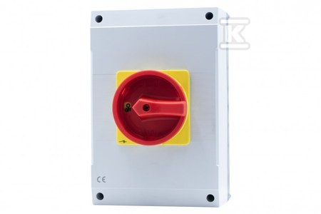 WYŁĄCZ.WS-100 0/1 100A 3P IP65 W OBUD.