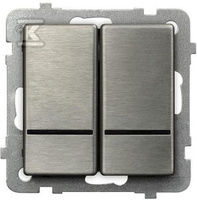 ŁĄCZ.2-GR.ŚWIECZKA STAL INOX SONATA