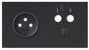 10020226-238 PANEL SIMON100 CZARNY MAT