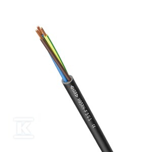 H05RN-F 2X1 300/500 V GIĘTKI