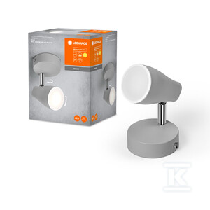 OPR.SPOT PEAR GREY 4.3W 827 GU10