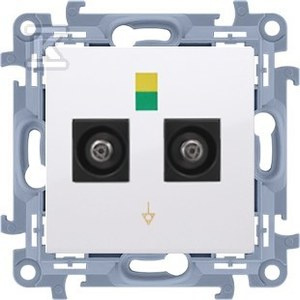 CGEK2.01/11 GNIAZDO SIMON10 BIAŁY