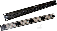 PATCH PANEL UTP KAT.5E 24 PORTY LSA 1U