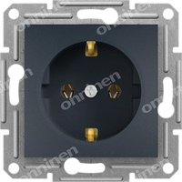 GN.1-KR.SCHUKO B/R ANTRACYT ASFORA