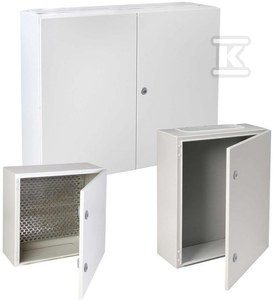 OBUD.400X300X200 IP66 PŁYT.MONT.ARGENTA