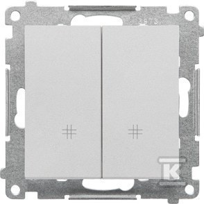 ŁĄCZ.2-KR.KRZYŻ. ALU.MAT SIMON55