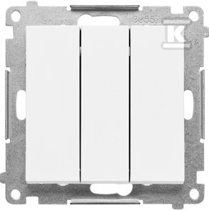 ŁĄCZ-3-KR.PODŚ. BIAŁY MAT SIMON55