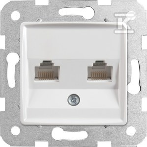 GN.KOMP.2XRJ45 K.5E LINNERA S BIAŁY