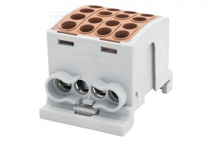 ZACISK HLK 100A-4 (1X25/3X16) BRĄZ.