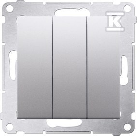 DP31.01/43 PRZYCISK SIMON54 SREBRO MAT