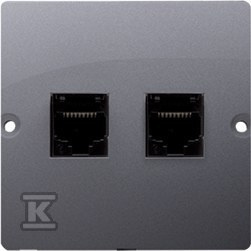 BMF52.02/43 GNIAZDO BASIC SREBRO MAT