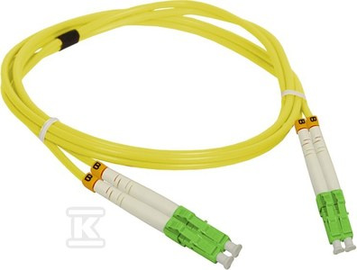 PATCH CORD SM LC/APC-LC/APC DX 9/125 1M
