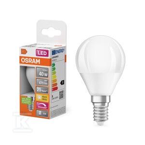 ŻAR.LED SUPR CLAS 4.9W 827 FR E14