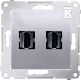 DGHDMI2.01/43 GNIAZDO SIMON54 SREBRO M.