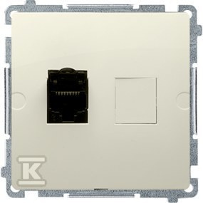 BM61.01/12 GNIAZDO BASIC BEŻ