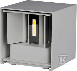KINKIET LED VT-759 6W 3000K SZARY KW.