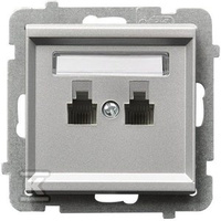 GN.TELEF.2-KR.NIEZ.SREBRO MAT SONATA