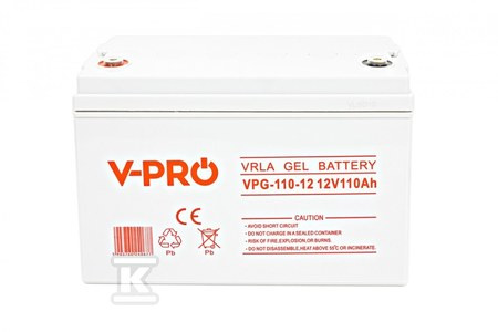AKUMULATOR GEL VPRO PREMIUM 12V 110 AH